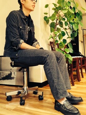 「サタデーズ ニューヨークシティ (Saturdays NYC)」｜「アイテム（アナログ腕時計）」を使った、junya_mochizukiさん（メンズ・177cm）の秋コーディネート