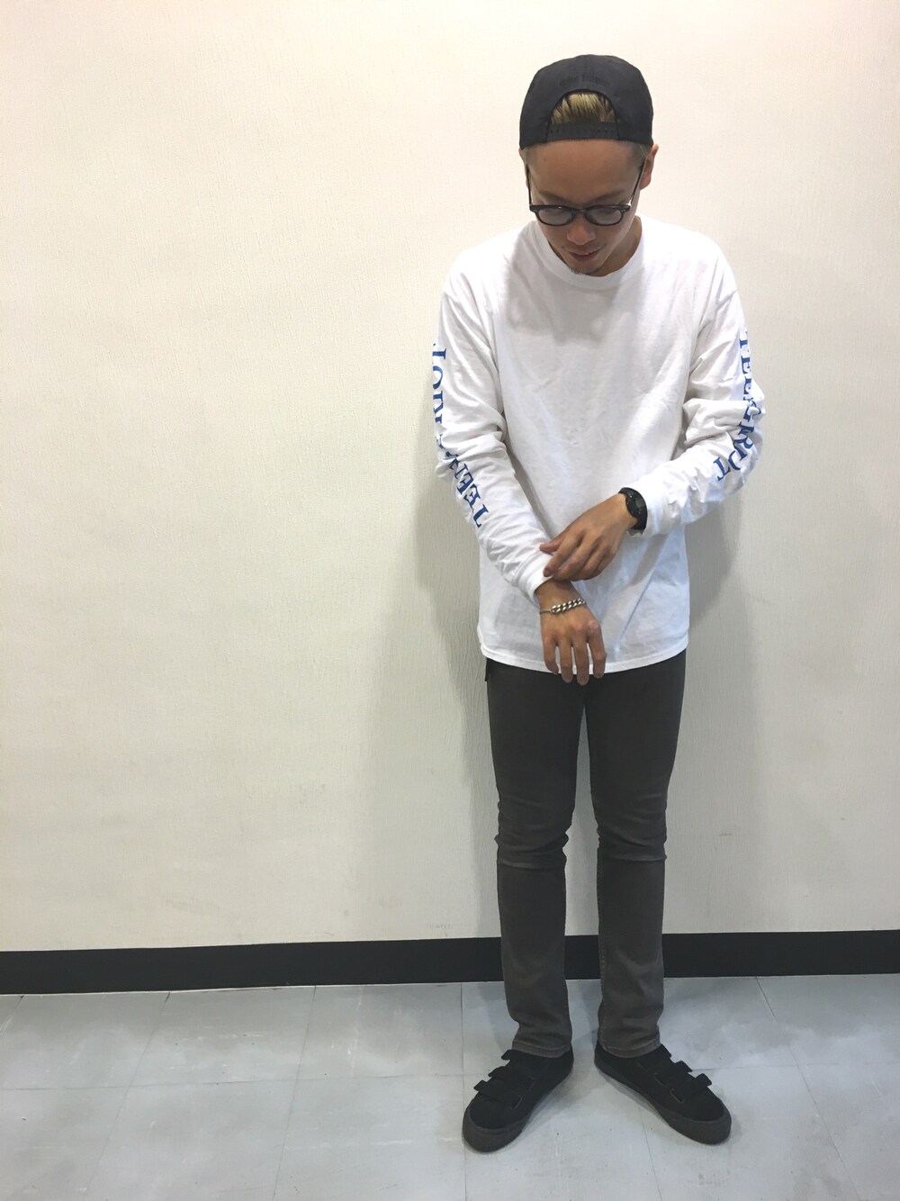 「BCRM、norse projects、N.HOOLYWOOD、Martin Margiela、US VANS」｜「Norse Projectsのアイテム（キャップ、ブラック系）」を使った、junya_mochizukiさん（メンズ・177cm）の夏コーディネートの1枚目の写真