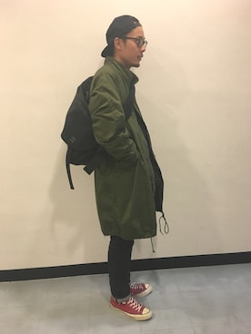 「2-tacs（ツータックス）のアイテム」を使った、junya_mochizukiさん（メンズ・177cm）の秋コーディネート