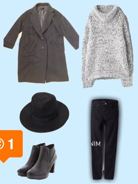 yukaさん（レディース・163cm）の冬コーディネート