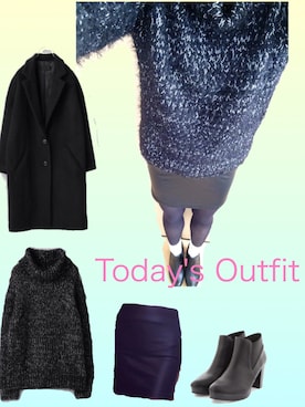 yukaさん（レディース・163cm）の冬コーディネート