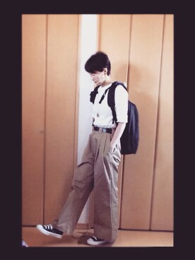 「NYLON JAPAN（ナイロン ジャパン）のアイテム」を使った、yukaさん（レディース・163cm）の秋コーディネート