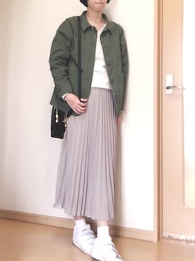 「STUDIOUS（ステュディオス）のアイテム（腕時計）」を使った、yukaさん（レディース・163cm）の春コーディネート