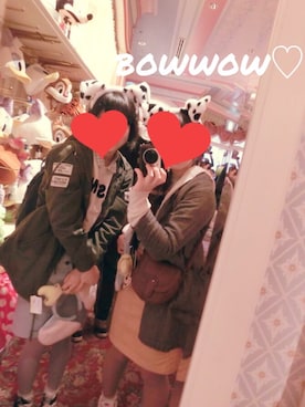 「アイテム（カチューシャ、ホワイト系）」を使った、Hさん（レディース・162cm）の春コーディネート