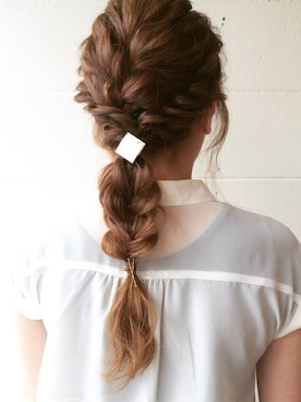 「Tomorrow & Everyday（トゥモローアンドエブリデイ）のアイテム」を使った、T&E Officialさん（レディース・160cm）の夏コーディネート