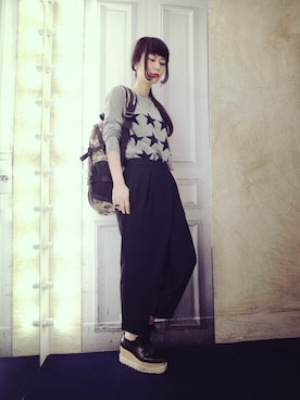 「Chloe（クロエ）のアイテム」を使った、g-GIEMAISONSTAFFさん（レディース・165cm）の春コーディネート