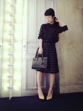 「MARNI（マルニ）のアイテム」を使った、g-GIEMAISONSTAFFさん（レディース・165cm）の春コーディネート