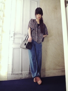 「ISABEL MARANT（イザベルマラン）のアイテム」を使った、g-GIEMAISONSTAFFさん（レディース・165cm）の春コーディネート