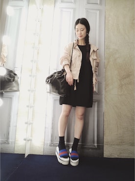 「MARTIN MARGIELA（マルタンマルジェラ）のアイテム」を使った、g-GIEMAISONSTAFFさん（レディース・165cm）の夏コーディネート