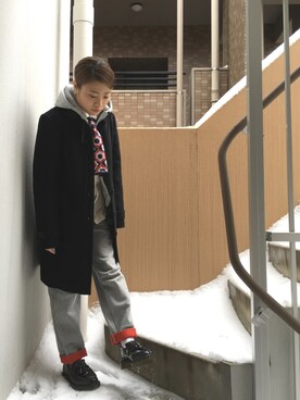 akiさん（レディース・153cm）の冬コーディネート