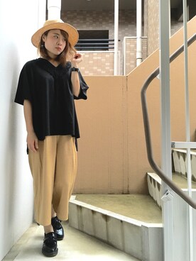 「ojaga design（オジャガデザイン）のアイテム（アクセサリー）」を使った、akiさん（レディース・153cm）の夏コーディネート