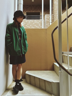 「air huarache」｜akiさん（レディース・153cm）の秋コーディネート