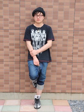 KAZさんの（Onitsuka Tiger × ANDREA POMPILIO | オニツカタイガーアンドレアポンピリオ）を使ったコーディネート
