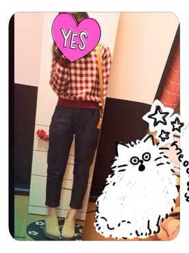 「POU DOU DOU（プードゥドゥ）のアイテム（ブーティ）」を使った、ほっけさん（レディース・159cm）の秋コーディネート