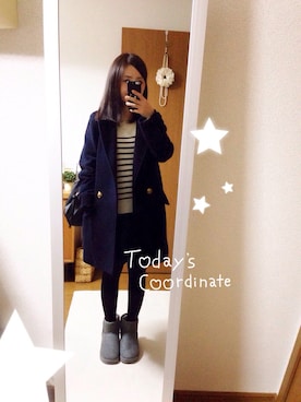 「31 Sons de mode（トランテアン　ソン　ドゥ　モード）のアイテム（その他アウター）」を使った、ni-ka☆さん（レディース・153cm）の秋コーディネート