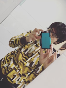 「ALDIES（アールディーズ）のJQ Parka（パーカー、イエロー系）」を使った、ｼﾞｮｾﾌ🦄ももかーまん✅さん（メンズ・180cm）の春コーディネート