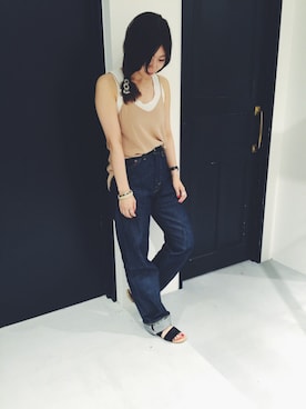 「LE JUN（ルジュン）のアイテム」を使った、Mukuさん（レディース・160cm）の夏コーディネート