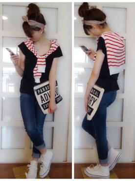 puさん（レディース・160cm）の夏コーディネート