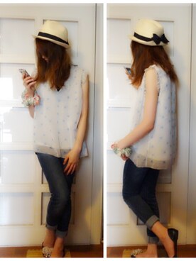 puさん（レディース・160cm）の夏コーディネート