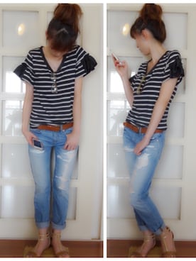 puさん（レディース・160cm）の夏コーディネート