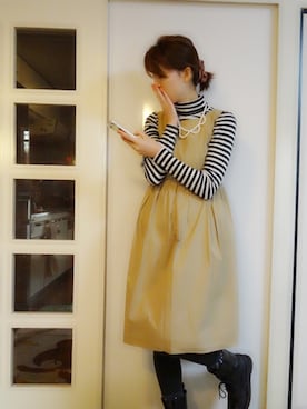 puさん（レディース・160cm）の冬コーディネート