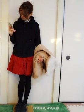 puさん（レディース・160cm）の冬コーディネート