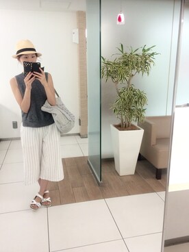 puさん（レディース・160cm）の夏コーディネート
