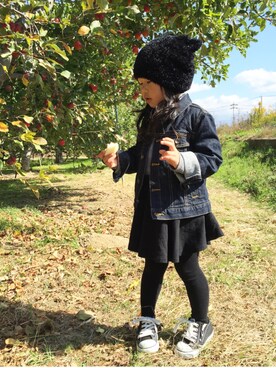 「ROPE' PICNIC（ロペピクニック）のアイテム（ジャケット/アウター）」を使った、R♡Rさん（キッズ・110cm）の秋コーディネート