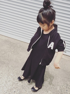 「ドラフトGAP」｜「アイテム（その他シューズ）」を使った、R♡Rさん（キッズ・110cm）の春コーディネート