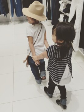 「5歳」｜「アイテム（その他シューズ）」を使った、R♡Rさん（キッズ・110cm）の秋コーディネート