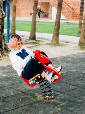 「アイテム（その他）」を使った、欣欣さん（レディース・150cm・20代）の秋コーディネート