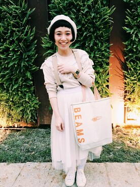 「アイテム（その他）」を使った、欣欣さん（レディース・150cm）の冬コーディネート