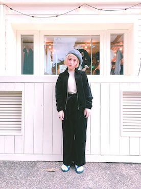 「アイテム（ジャケット/アウター）」を使った、欣欣さん（レディース・150cm）の秋コーディネート