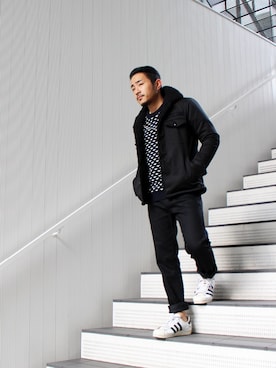 「me（ミイ）のアイテム」を使った、VANKERCLOSETさん（メンズ・165cm）の秋コーディネート