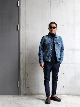 「slowgun（スロウガン）のアイテム」を使った、VANKERCLOSETさん（メンズ・165cm）の夏コーディネート