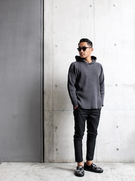 「ワッフル」｜VANKERCLOSETさん（メンズ・165cm）の夏コーディネート