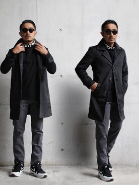 「SUPERTHANKS（スーパーサンクス）のアイテム」を使った、VANKERCLOSETさん（メンズ・165cm）の秋コーディネート