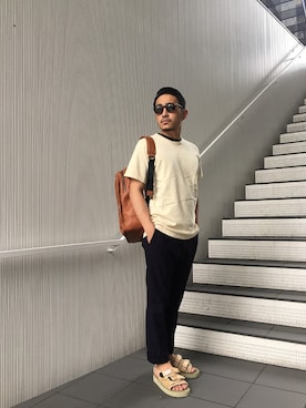 「tone（トーン）のアイテム」を使った、VANKERCLOSETさん（メンズ・180cm）の夏コーディネート