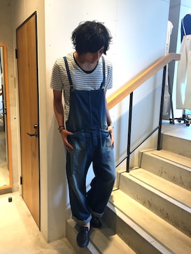 「Johnbull Private labo（ジョンブルプライベートラボ）のアイテム（ドレスシューズ）」を使った、kosukeさん（メンズ・180cm）の夏コーディネート