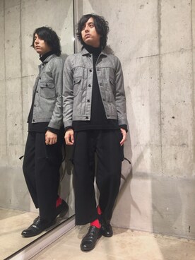 「Johnbull Private labo（ジョンブルプライベートラボ）のアイテム（ドレスシューズ）」を使った、kosukeさん（メンズ・180cm）の秋コーディネート