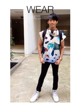 「model」｜Naoya Takinamiさん（メンズ・178cm）の冬コーディネート