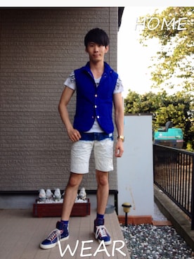「海外」｜「アイテム（腕時計）」を使った、Naoya Takinamiさん（メンズ・178cm）の春コーディネート