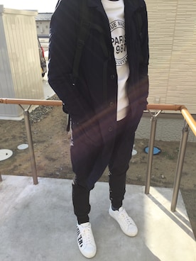 「アイテム（トレンチコート）」を使った、ヨロさん（メンズ・169cm・40代）の秋コーディネート
