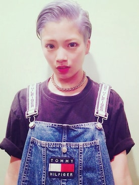 「hair」｜矢部ユウナさん（レディース・152cm・10代）の夏コーディネート