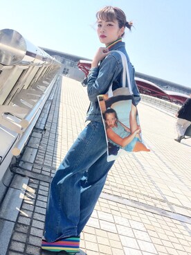 矢部ユウナ is wearing Little sunny bite "Little sunny bite/LITTLESUNNYBITE X VALERIE PHILLIPS 3D BAG"