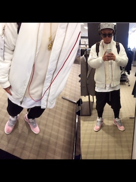 「rag & bone（ラグアンドボーン）のアイテム（スウェット）」を使った、Daishi Yamadaさん（メンズ・175cm）の冬コーディネート