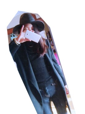 「タートル」｜「アイテム（その他アウター）」を使った、Hatsuhoさん（レディース・168cm）の冬コーディネート