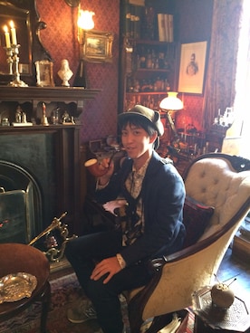 「シャーロックホームズ」｜たぬきさん（メンズ・171cm）の冬コーディネート