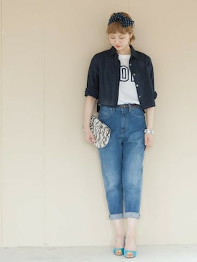 asanoさん（レディース・158cm）の夏コーディネート