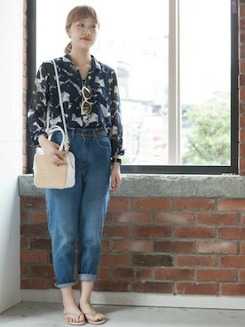 asanoさん（レディース・158cm）の夏コーディネート